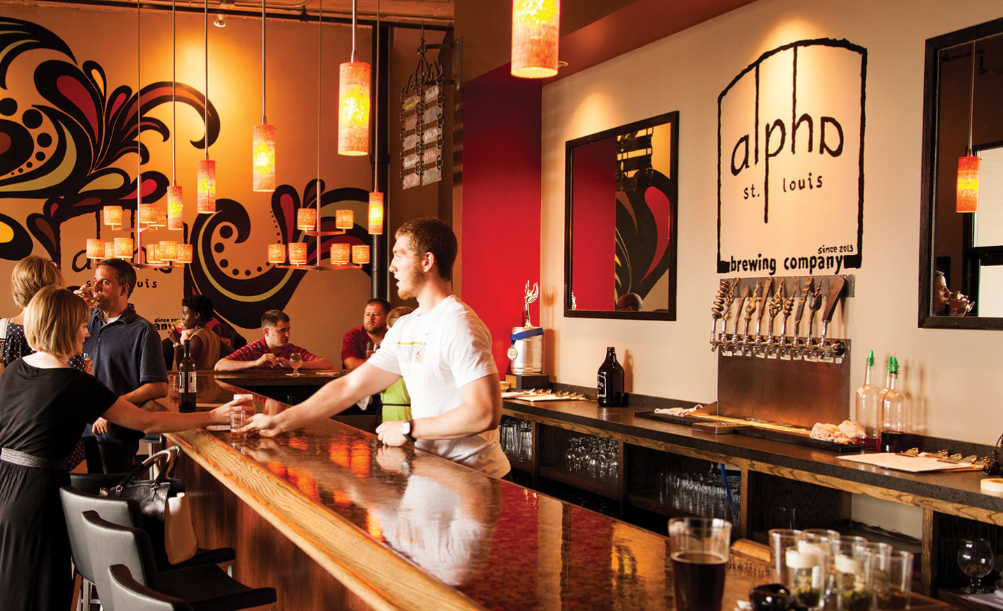 Alpha Brewing Company, in St. Louis, MO, Tasting Room